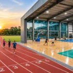Different types of athletic track systems for sports facilities